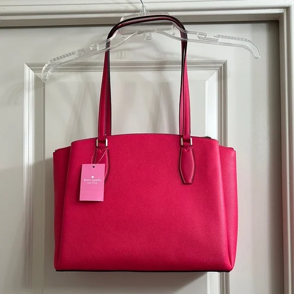 Kate Spade Pink Structured Tote - Picture 2 of 5